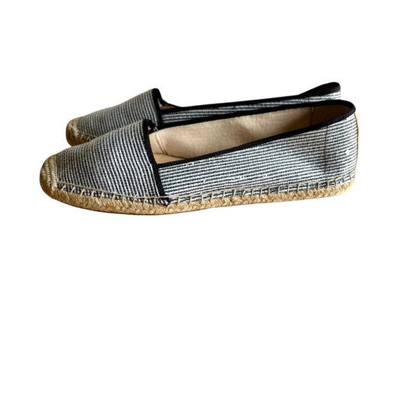 Franco Sarto Women's Size 11 Espadrille Flats Sequin Striped Slip On Shoes - Picture 5 of 13